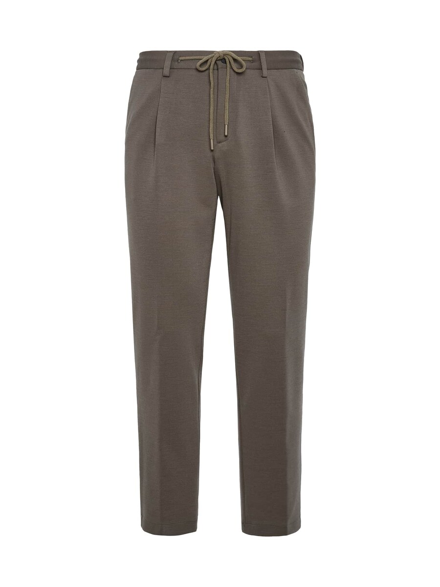 

Тканевые брюки Boggi Milano Regular Pleat-Front Pants, серо-коричневый
