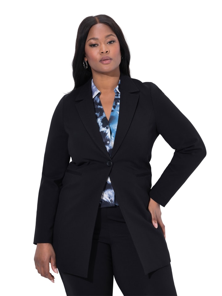 

Ulla Popken Черный пиджак