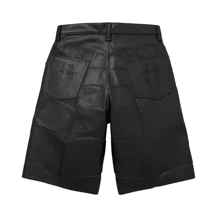 Шорты Supreme x Vanson Leathers Spider-Man Short, черный — фото 2