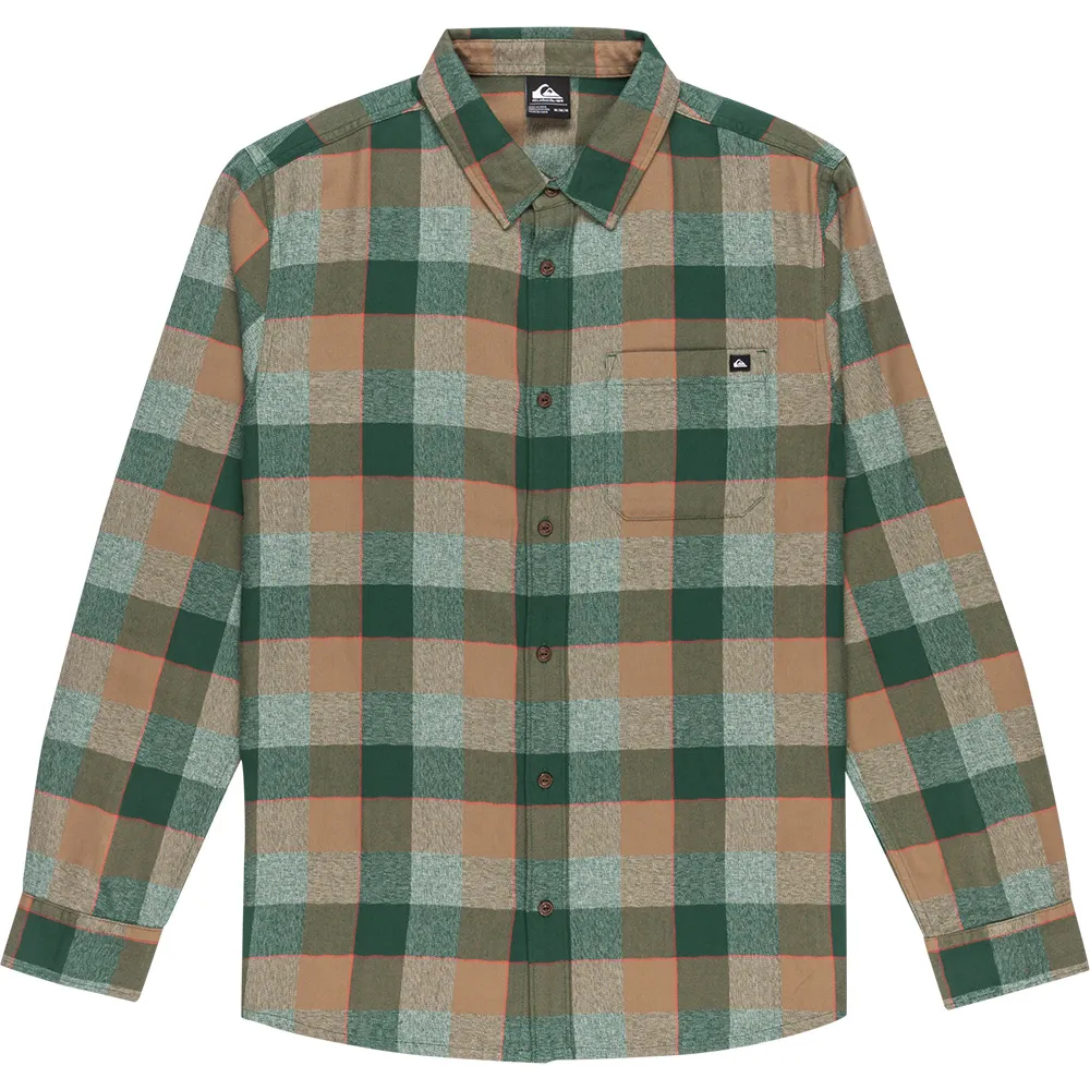 

Рубашка Quiksilver Motherfly Plaid, зеленый