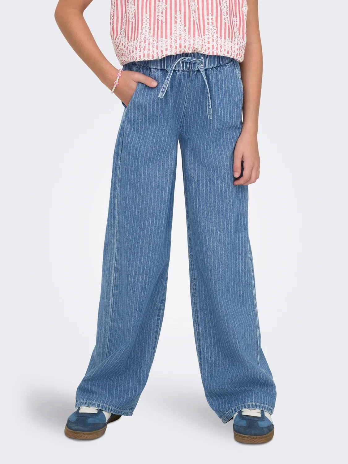 Широкие джинсы 'KOGYasmin' Only Girls, Blue Denim — фото 3