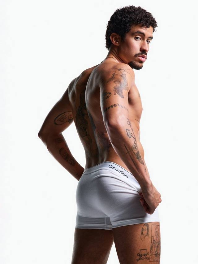 Хлопчатобумажные эластичные плавки icon для игры в дартс Calvin Klein, белый — фото 2