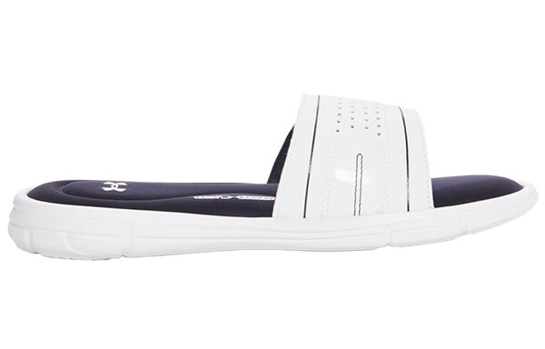 Тапочки ignite vii sandals black/white Under Armour, черный — фото 2