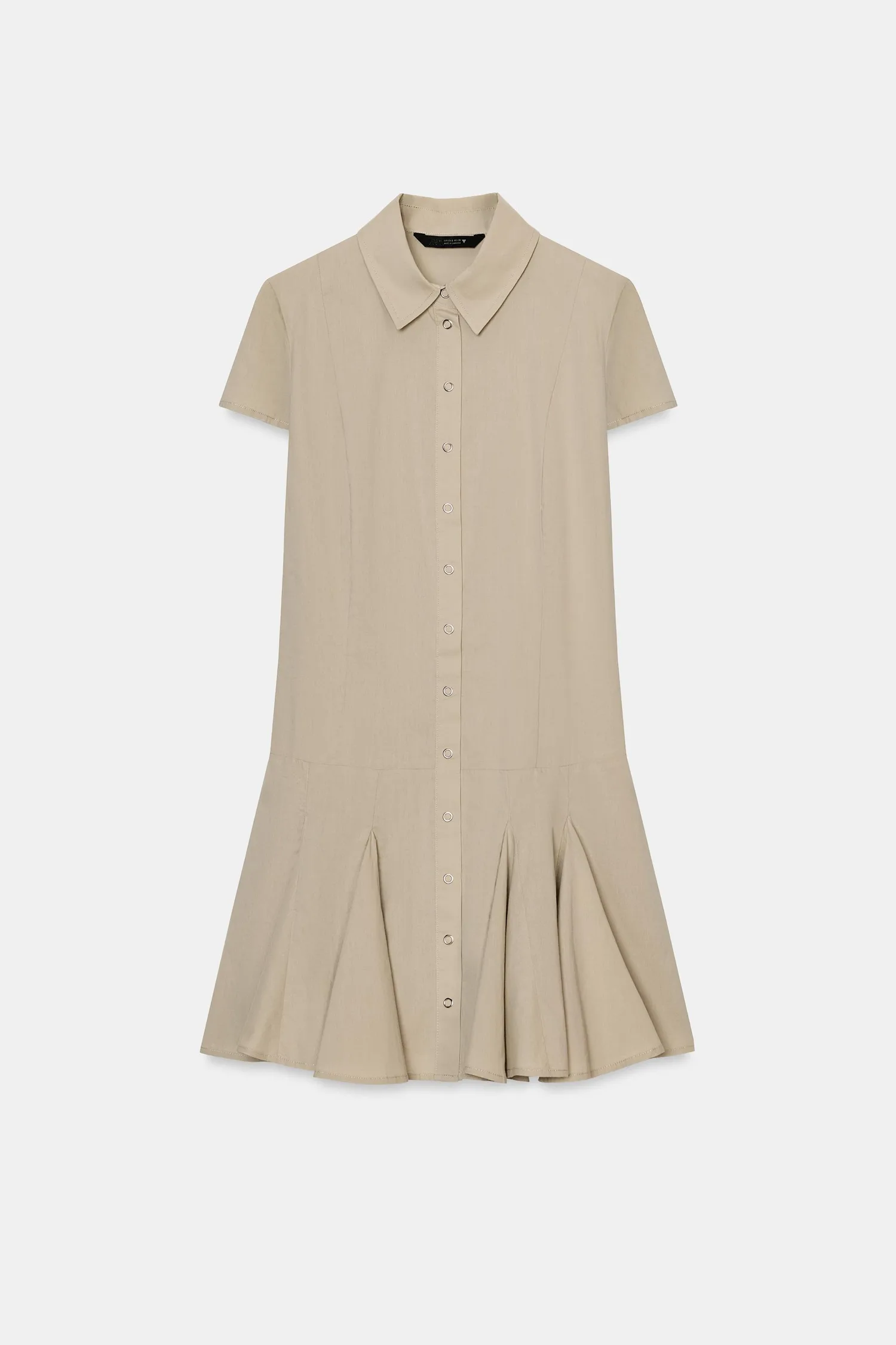 Zara Короткое платье-рубашка — фото 4