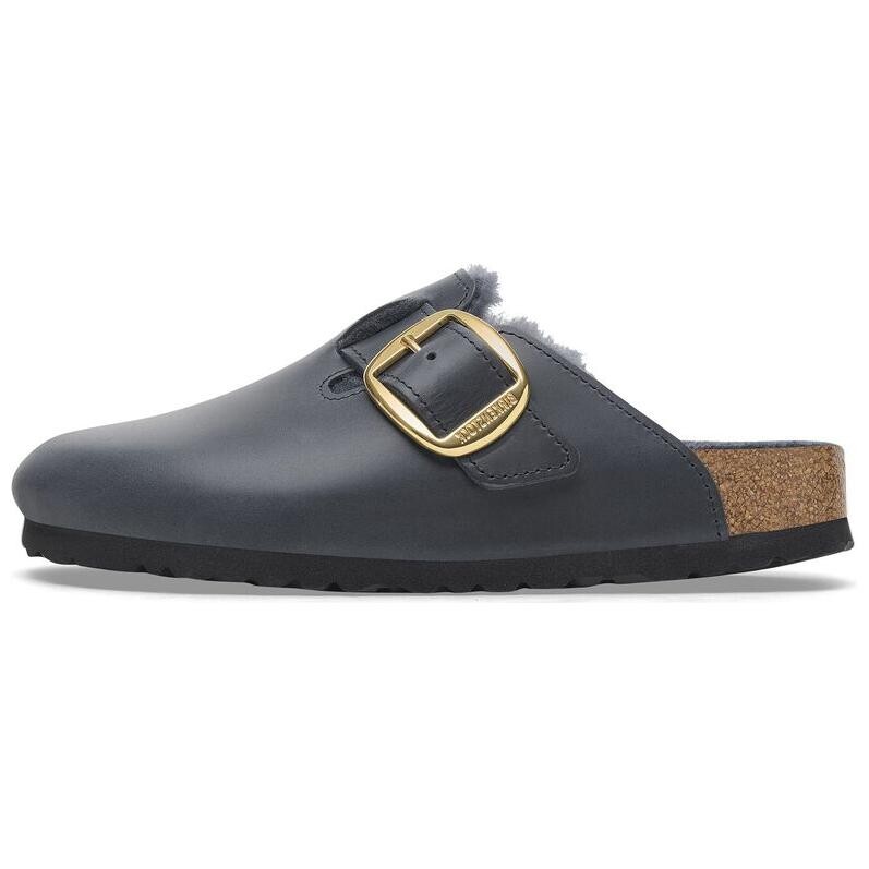 

Бостонская серия Мюли женские с закрытым носком женские Birkenstock, темно-серый