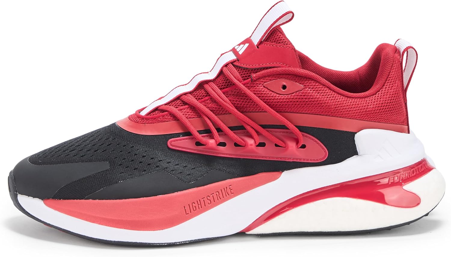 Кроссовки Adidas Унисекс-взрослые NCAA 25/26 Team Alphaboost V2, белый/черный/красный — фото 2