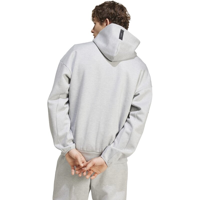 Толстовка с капюшоном новая zne zip (обычная и длинная) Adidas, цвет mgreyh — фото 3
