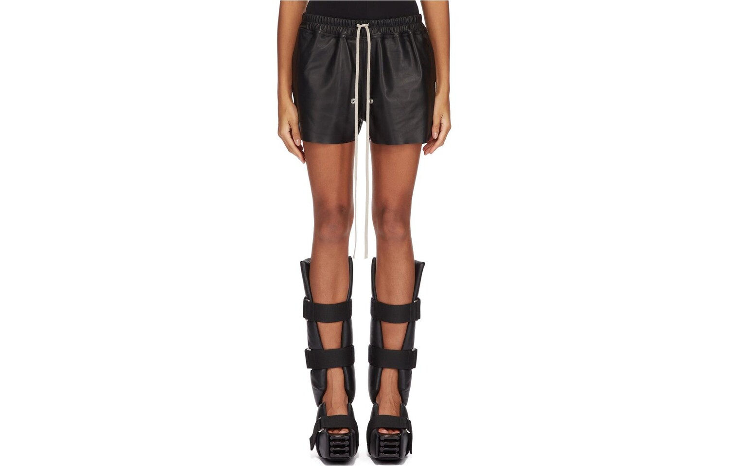 

Повседневные шорты женские черные Rick Owens