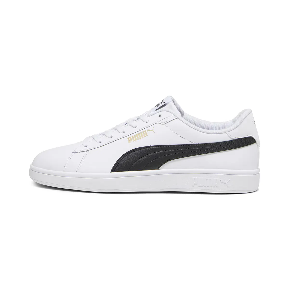 Кроссовки мужские повседневные Puma Smash 3.0 L, черный/белый — фото 4