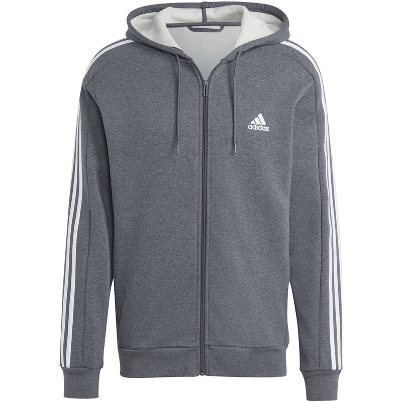 

Худи Essentials с тремя полосками Adidas, цвет dgreyh