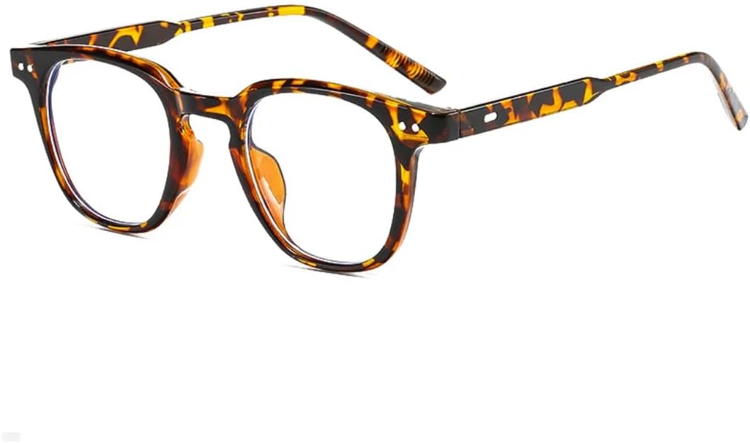 

Солнцезащитные очки с защитой от УФ-излучения UV400 | Легкая оправа с мелкими заклепками | Линзы конфетных цветов для занятий спортом на открытом воздухе и вождения DSVIGF, Leopard Clear