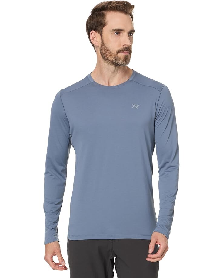 

Футболка Arc'teryx Cormac Crew Long Sleeve, цвет Stratus Heather 1