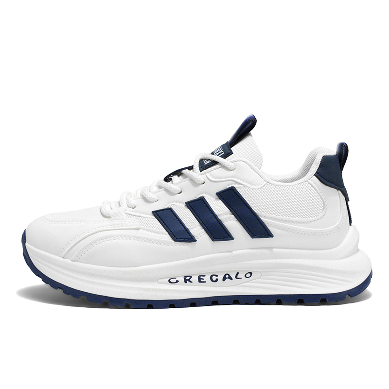 

Boogie Bear Амортизирующие нескользящие дышащие противоударные низкие кеды мужские белые, цвет White