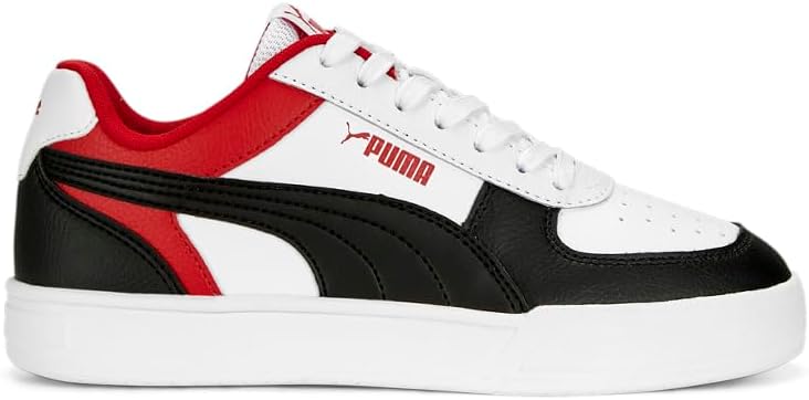 

Кроссовки для мальчиков PUMA Kids Caven Block со шнуровкой, повседневные - белые