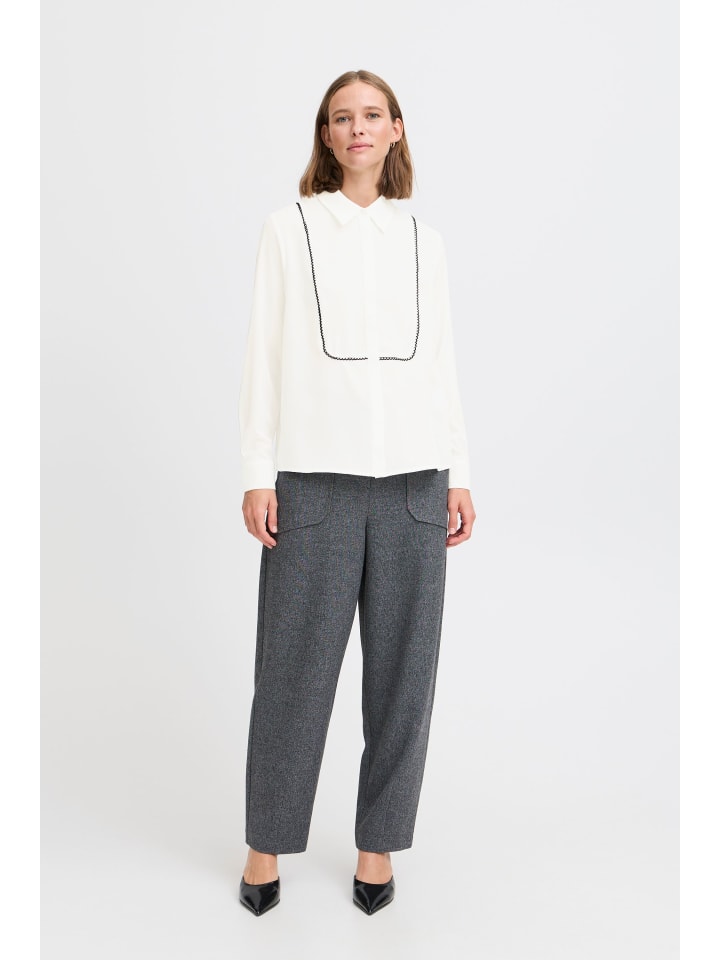 

Блузка с короткими рукавами BYIDALINE, стандартный крой, цвет оптический белый b. young