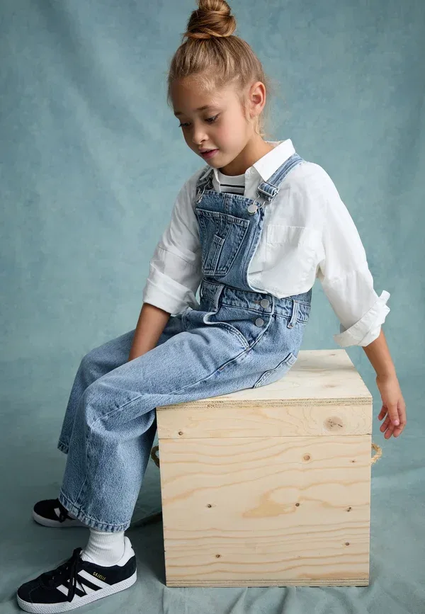 Комбинезон Next, denim, джинсовый — фото 4