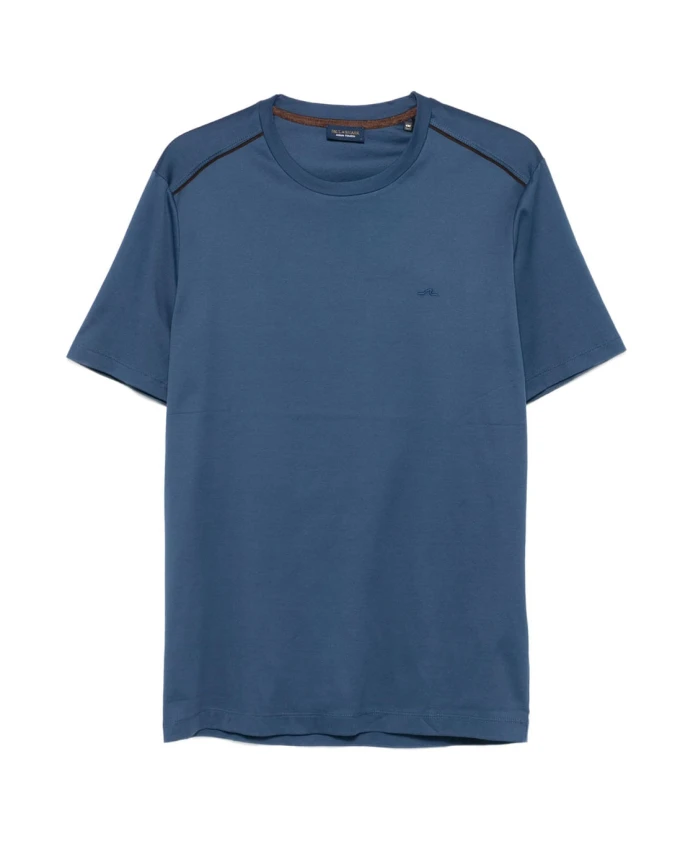 

Хлопковая трикотажная футболка Paul & Shark, синий