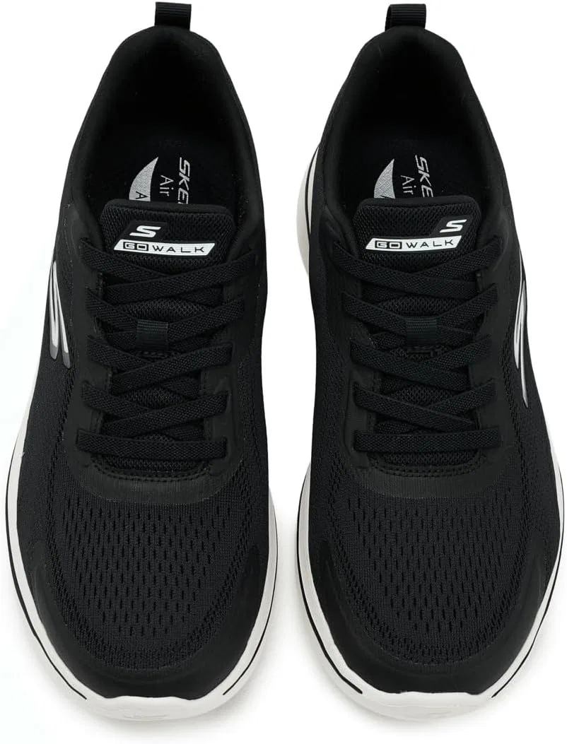 Мужские кроссовки Skechers Go Walk Arch Fit 2.0 Levy, Black White — фото 2