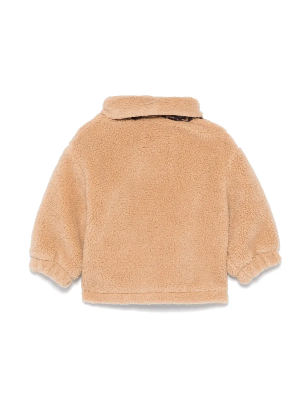 Куртка с логотипом FF FENDI KIDS, коричневый — фото 2