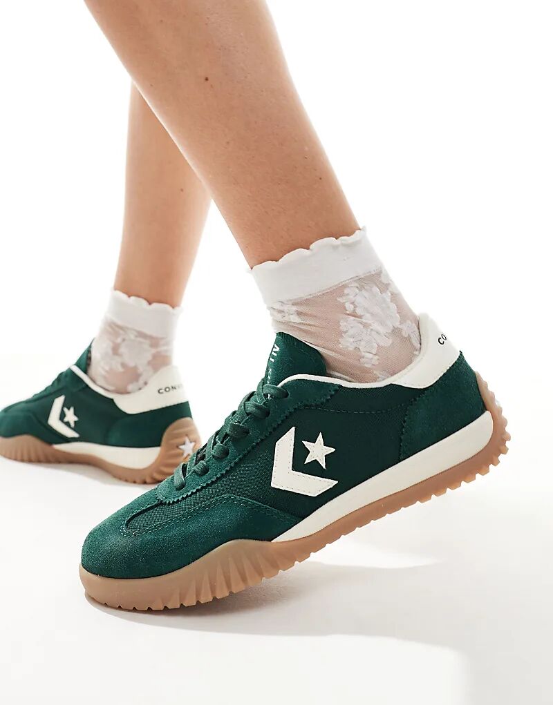 Кроссовки Run Star Ox темно-зеленого цвета Converse