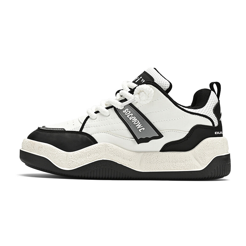

Кроссовки мужские Lifestyle Shoes Men Low-Top Gong Niu Ju Ren, белый/черный