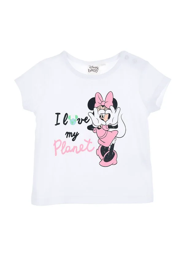 Футболка с принтом минни Mickey & Minnie, Weiß