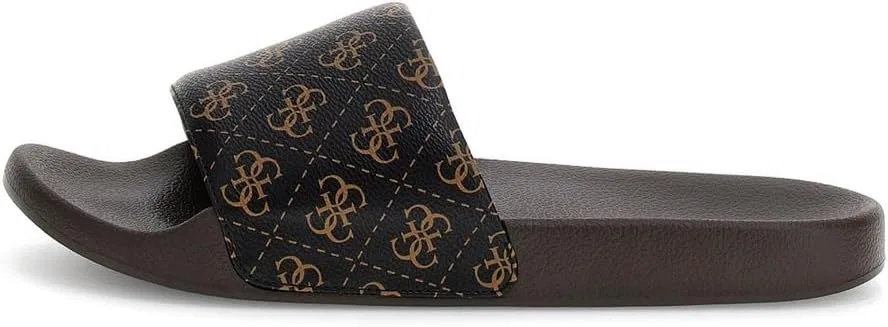Кроссовки GUESS Monogram Logo Flip Flops Brown — фото 2
