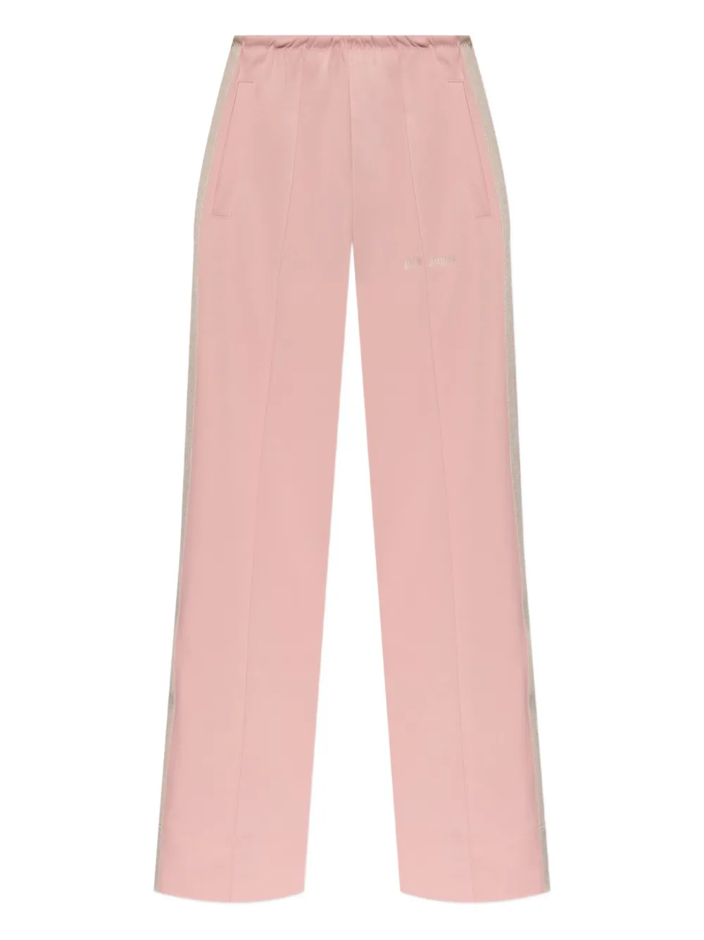 

Спортивные брюки с лампасами и вышитым логотипом Palm Angels, розовый