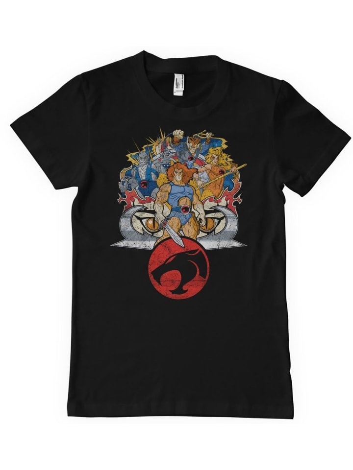 

Футболка Team Up Big Tall T-Shirt черного цвета Thundercats, Черный, Футболка Team Up Big Tall T-Shirt черного цвета Thundercats