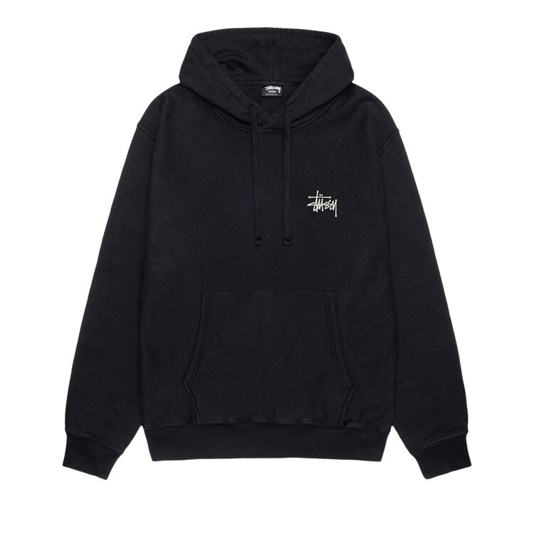 

Худи Stussy Pigment Dyed Built Tough 'Black', черный
