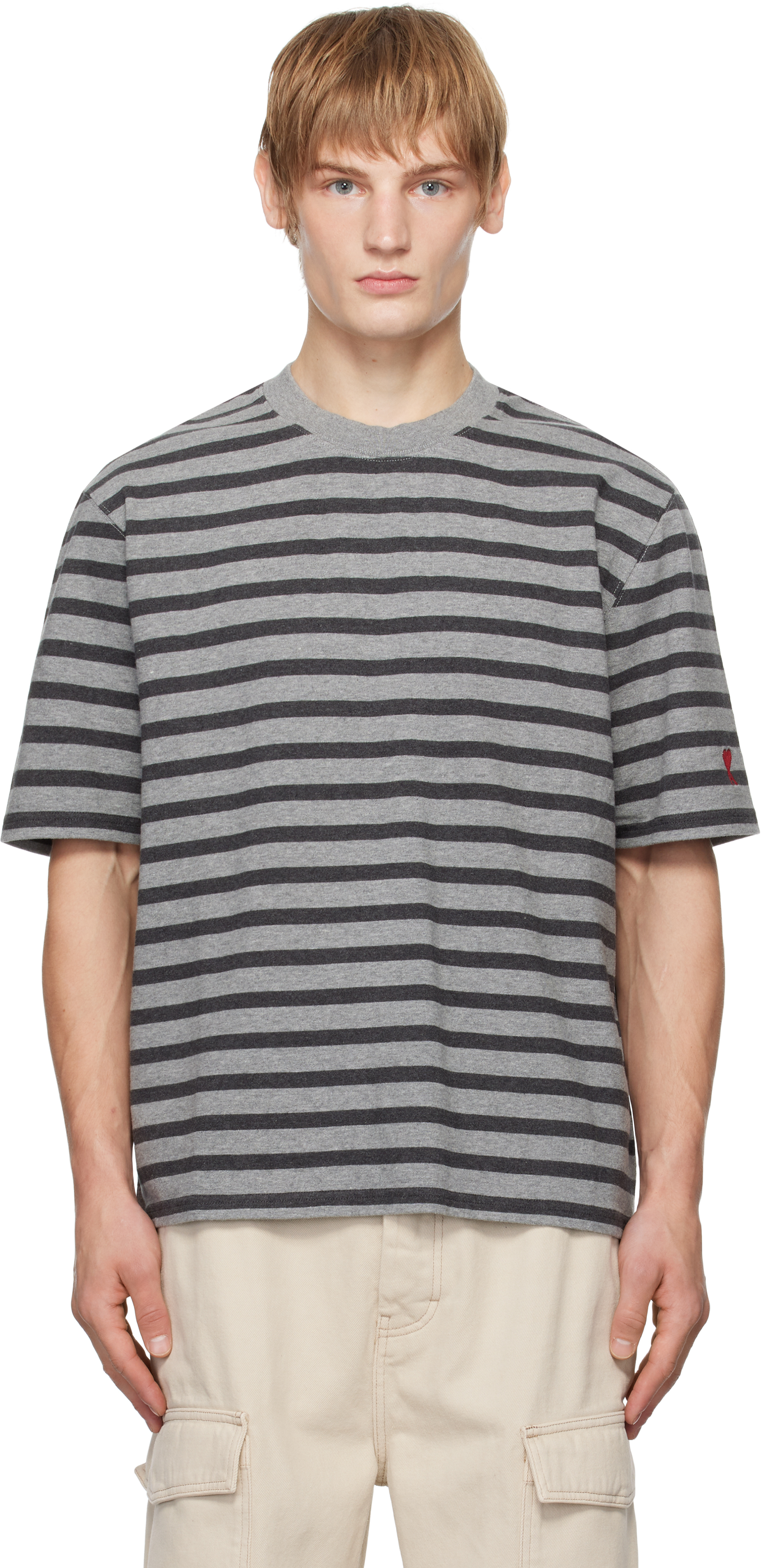 

Футболка AI Paris Grey Sailor AMI Paris