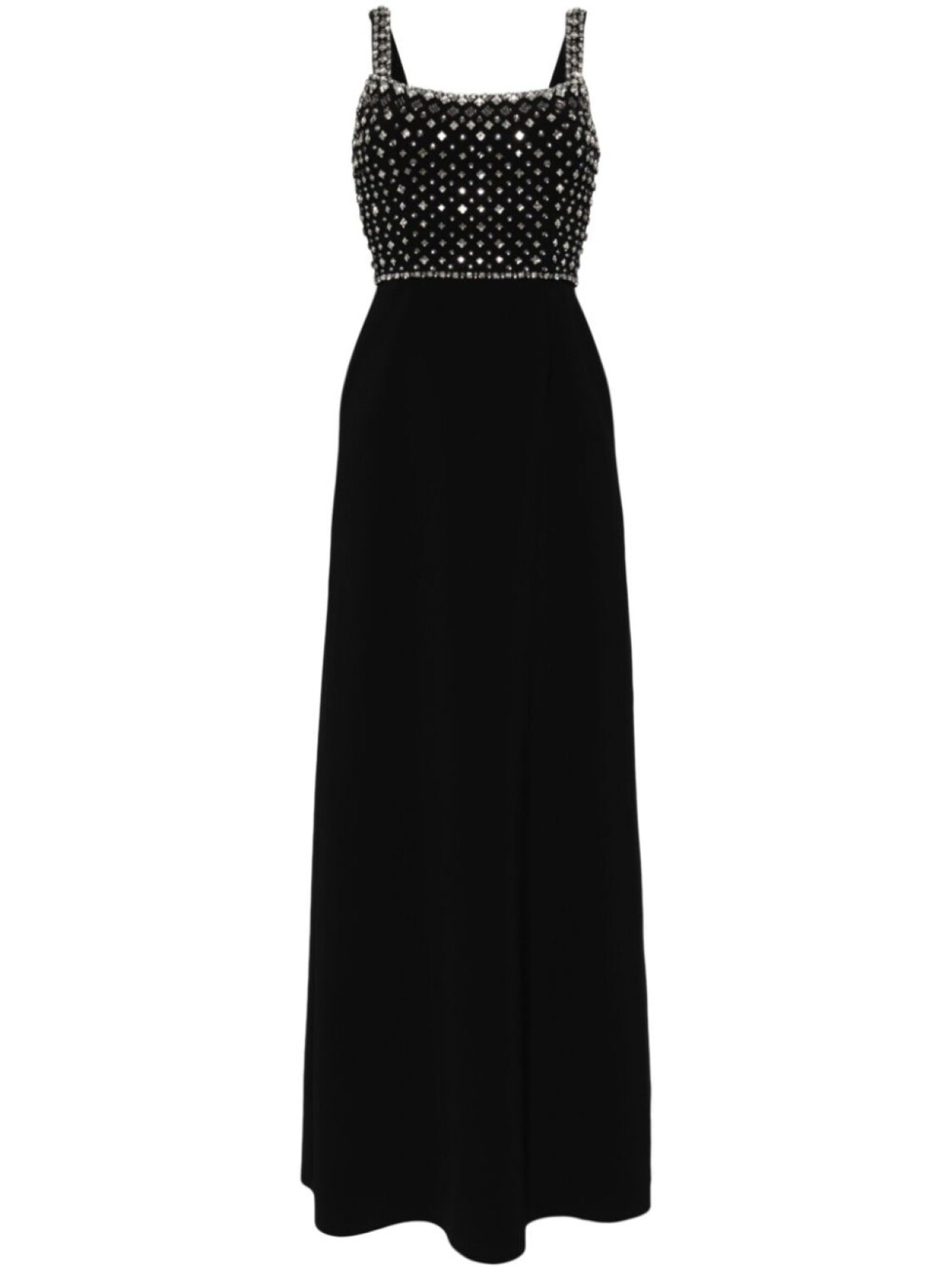 

Jenny Packham вечернее платье Moon с кристаллами, черный