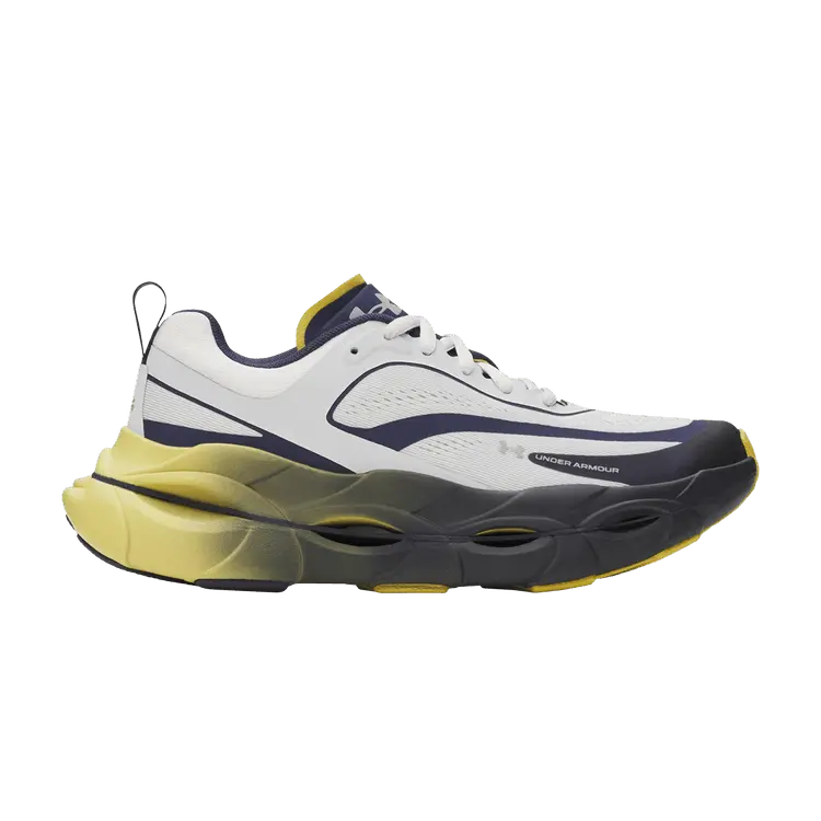 Кроссовки Under Armour Wmns Halo Racer, Washed Navy Yellow Shade