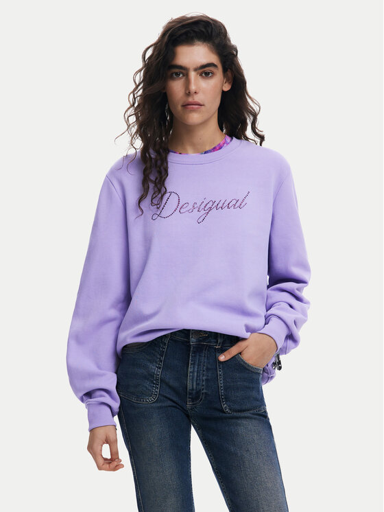 

Толстовка обычного кроя 25SWSK16 Desigual, фиолетовый