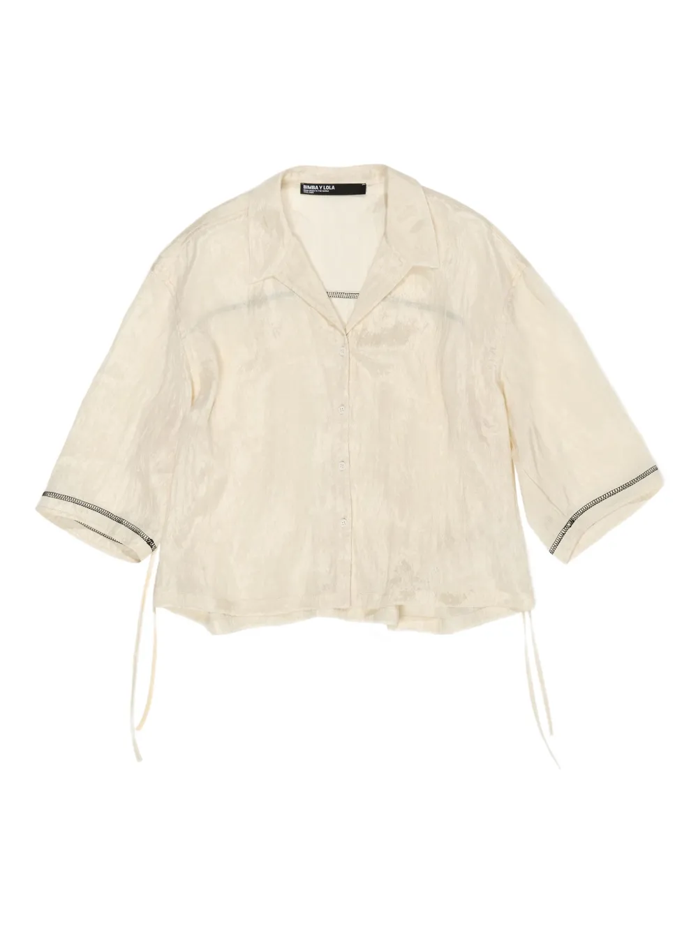 

Рубашка с завязками Bimba y Lola, нейтральный