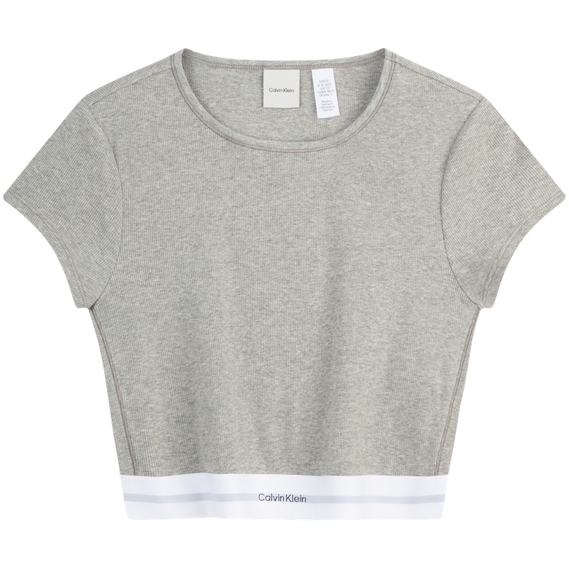 

Футболка SS25 женская Calvin Klein, серый