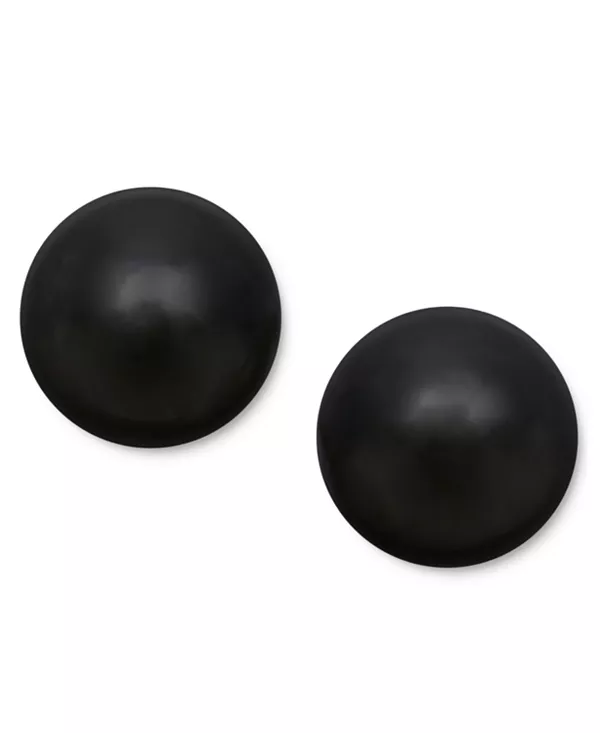 

Серьги из 14-каратного золота, серьги-гвоздики с шариками из оникса (8 мм) Macy'S, onyx