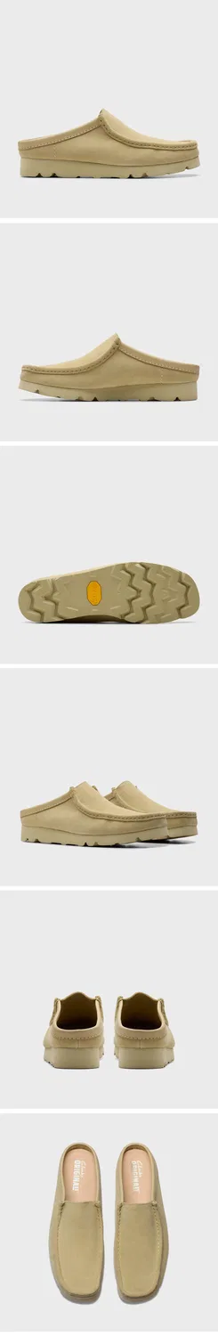 Мужские ботинки Wallabee Slip из кленовой замши от Clarks Originals — фото 3
