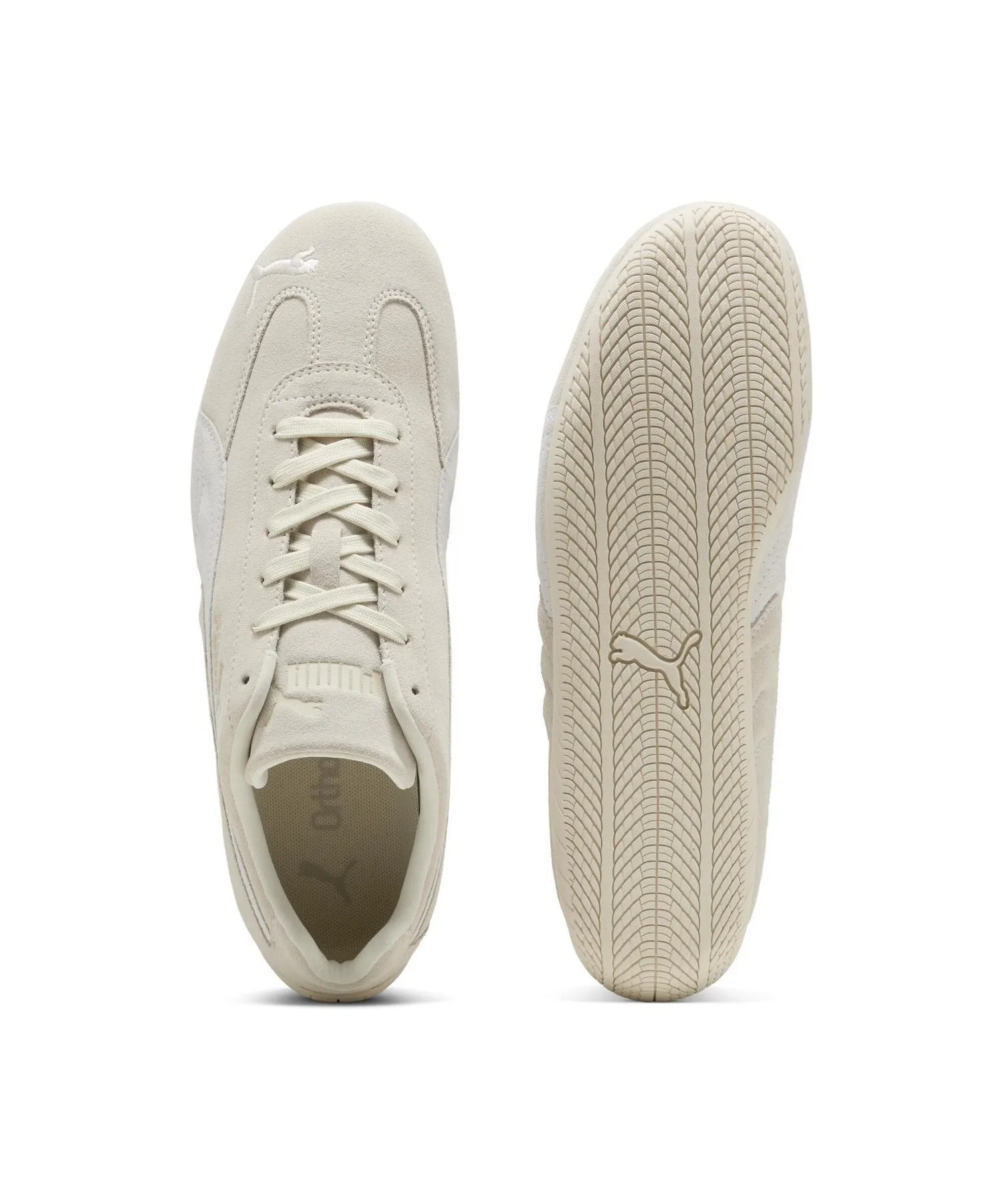 Унисекс кеды из натуральной кожи SPEEDCAT OG PUMA белые — фото 4