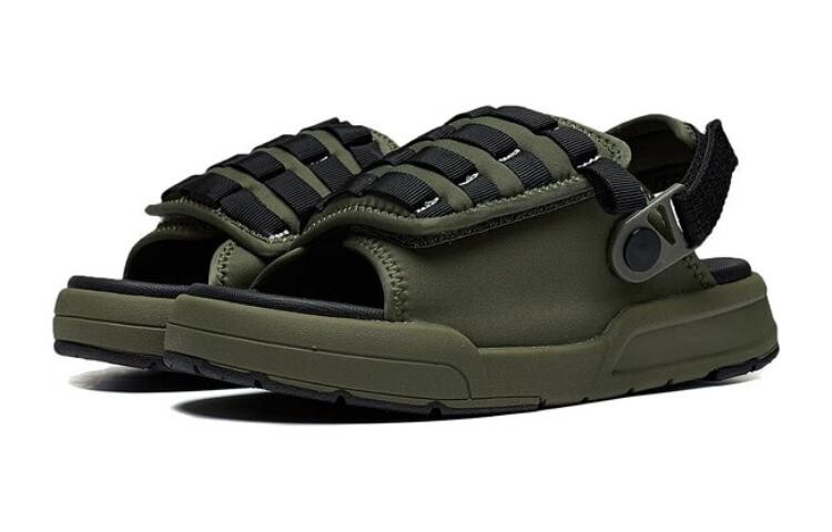 Детские сандалии STORM 1.0 GS Military Sail Green/black Lining Young, зеленый/черный — фото 3