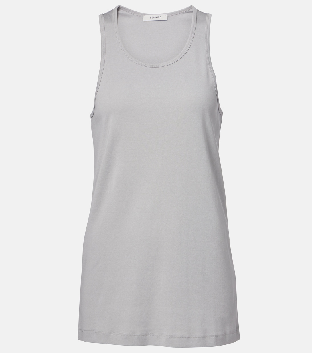 

Майка из хлопкового джерси Lemaire, Blue Grey