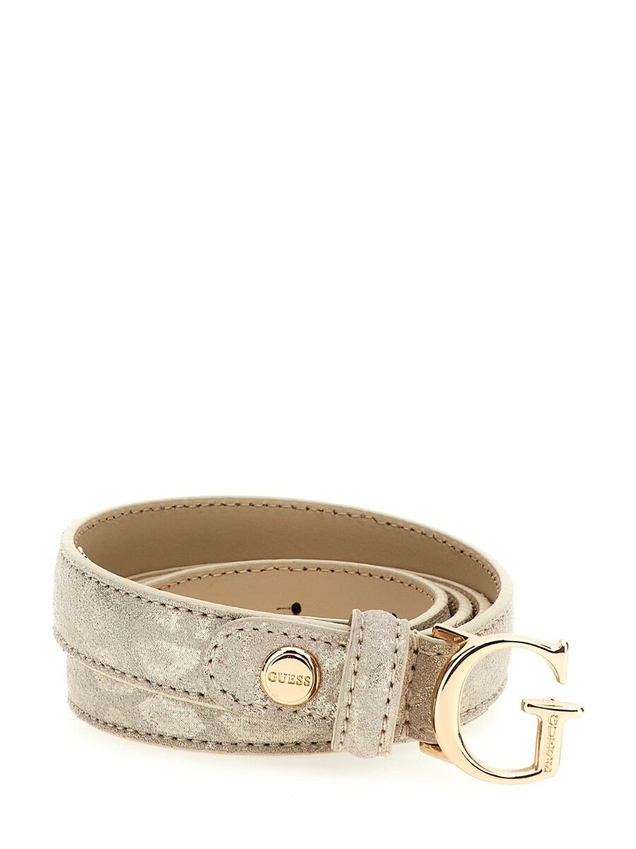 

Ремень GUESS, бежевый