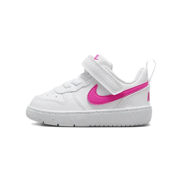 

Nike Court Borough Low Top Белые Розовые Детские Кроссовки