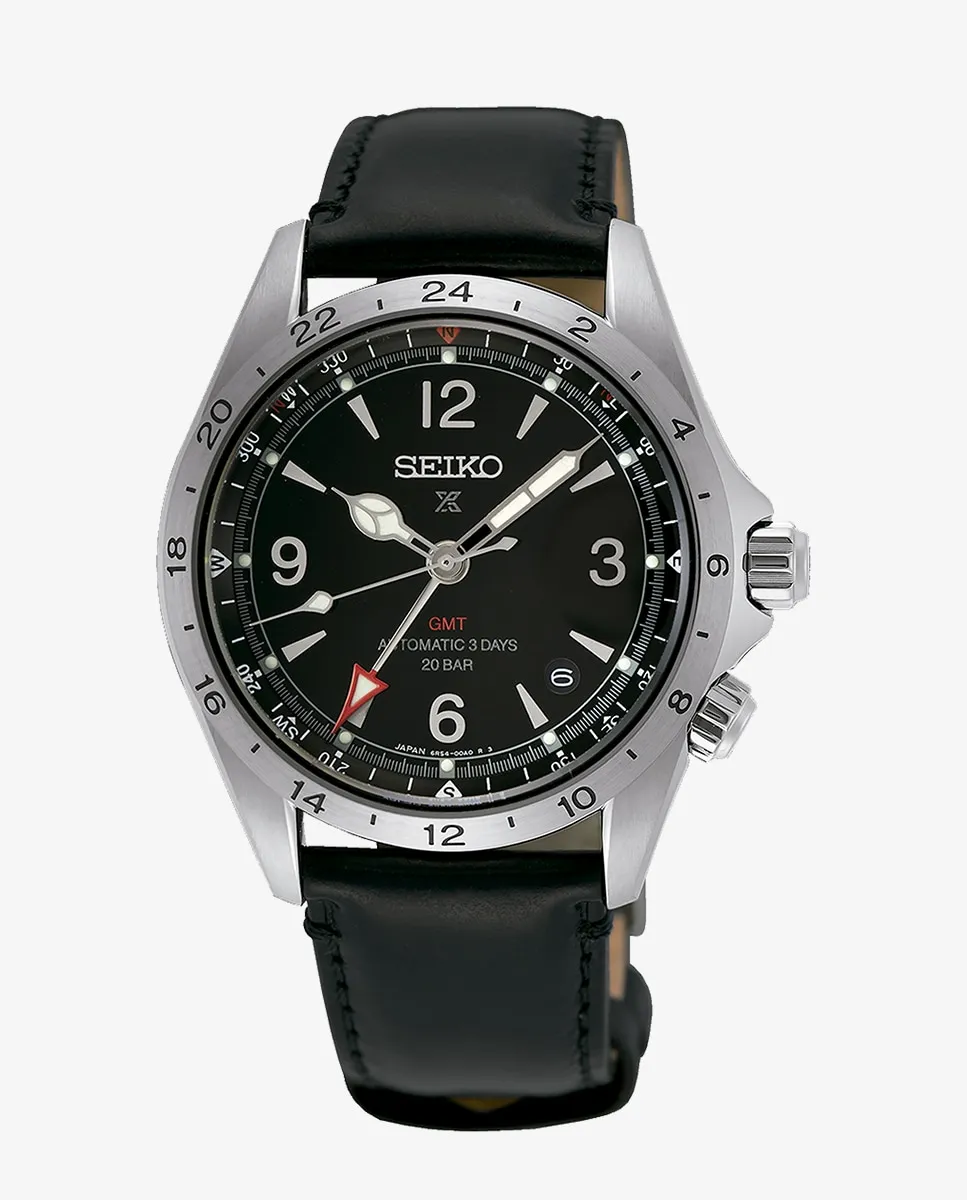

Prospex SPB379J1 Автоматические мужские часы с черным кожаным ремешком Seiko, черный