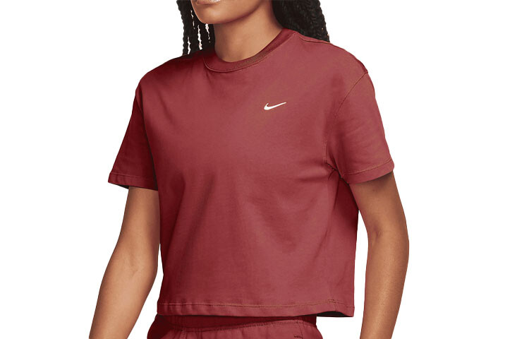 

Укороченный топ женский Laser Crimson/Cedar Nike