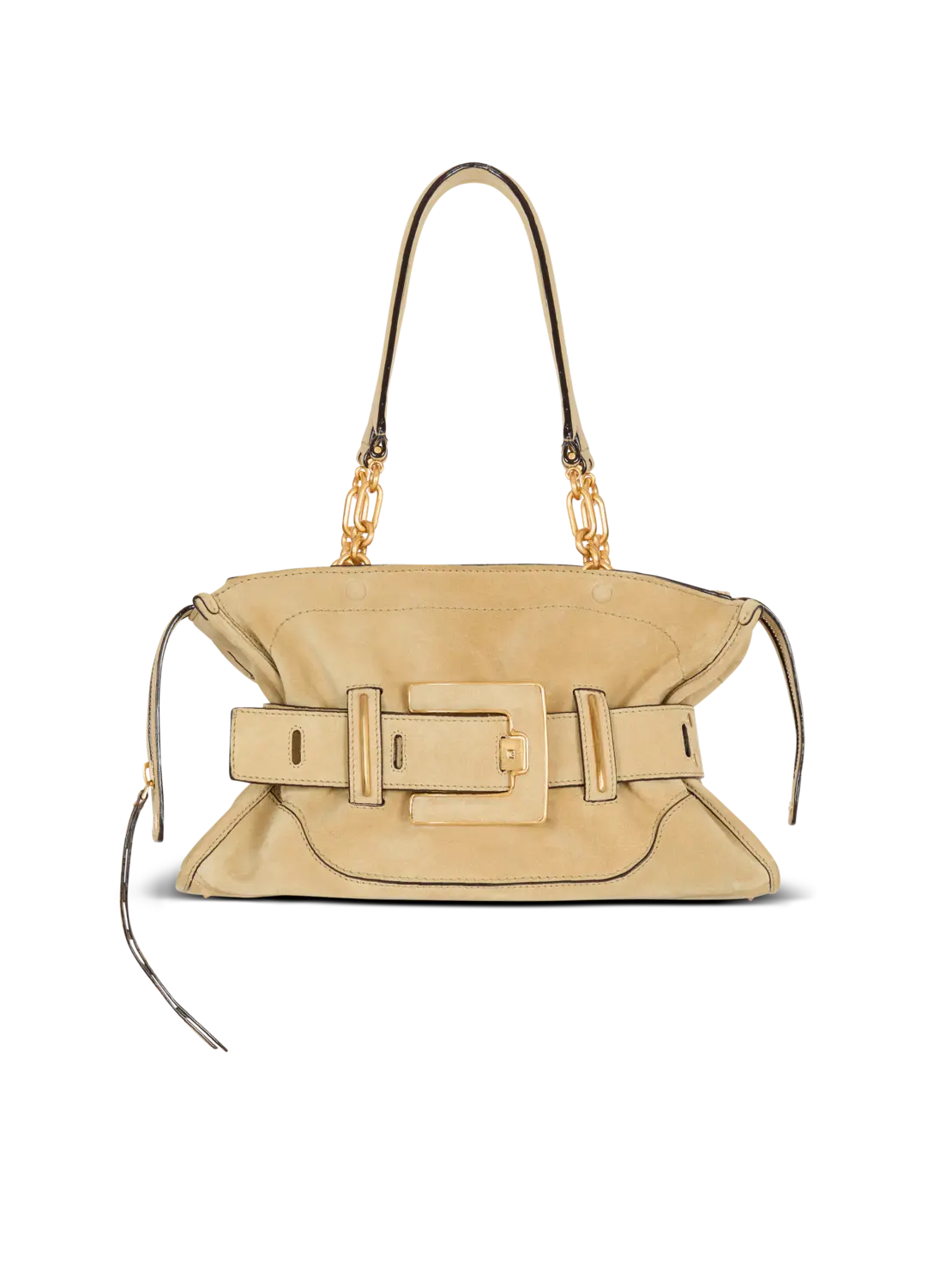 

Сумка Anthem из замши Balmain, бежевый