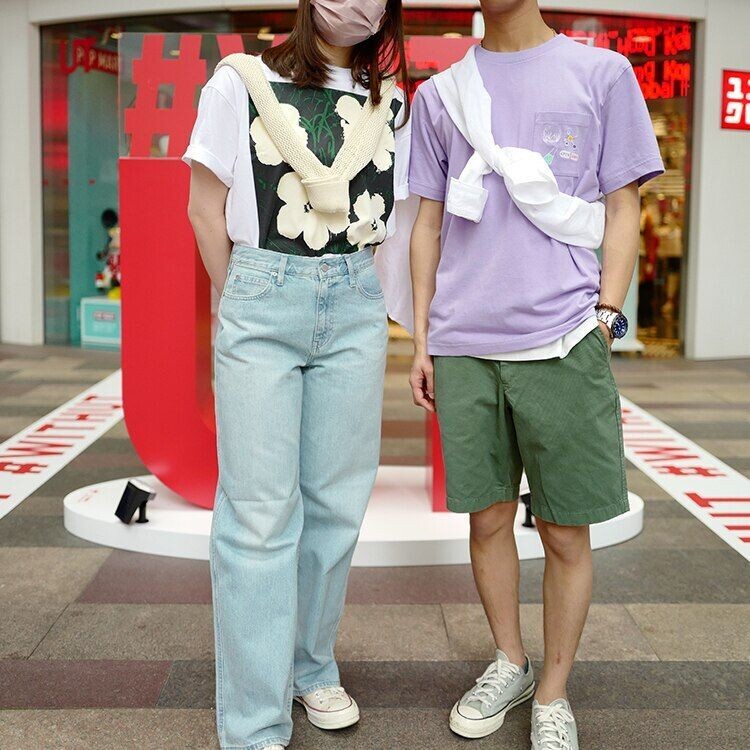 Футболка с кобрендингом «Детектив Конан», унисекс, фиолетовая Uniqlo, синий — фото 4