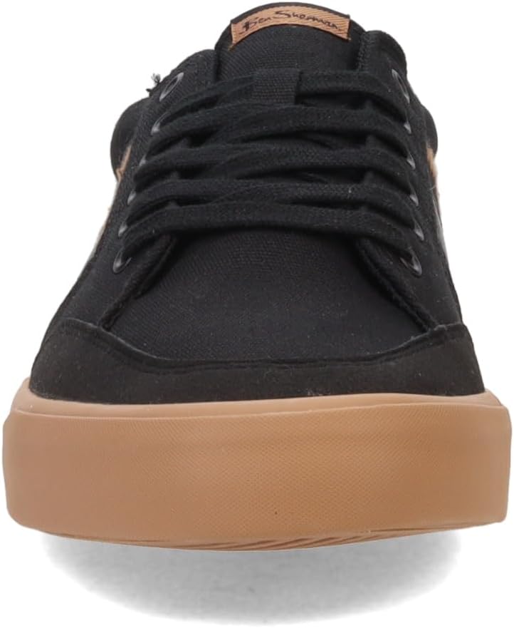 Мужские кеды Ben Sherman Hawthorn Classic из канвы, черный — фото 4