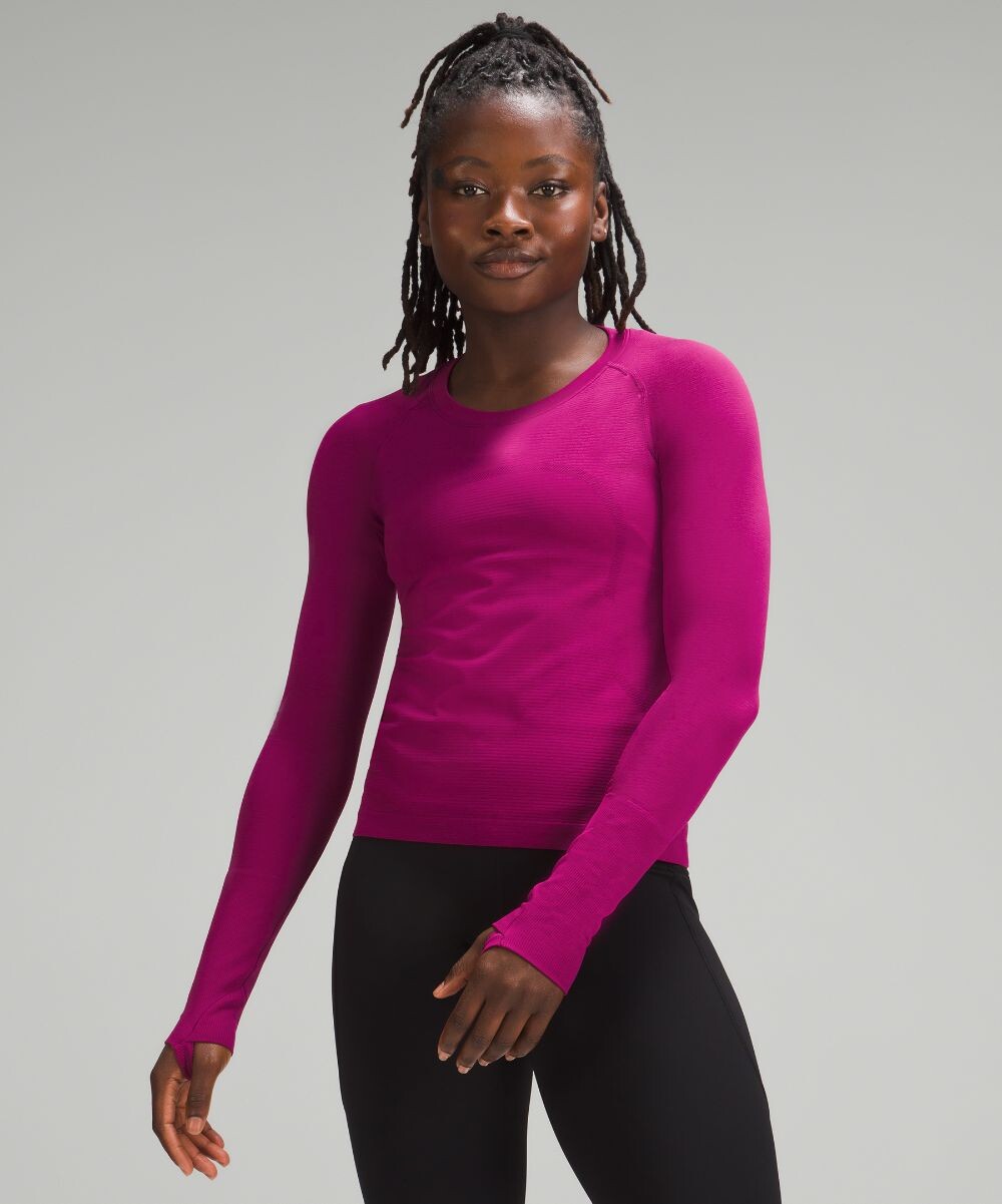 

Рубашка с длинным рукавом Swiftly Tech 2.0 Lululemon, фиолетовый