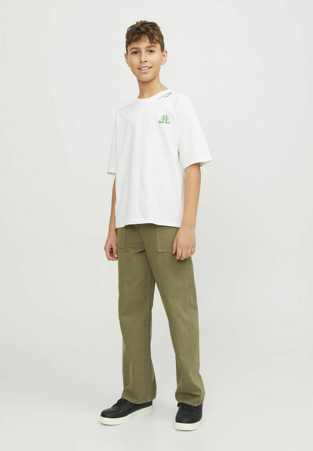 

Футболка с принтом Jack & Jones Junior, цвет cloud dancer